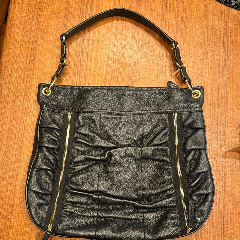 Cole Haan leather moto bag